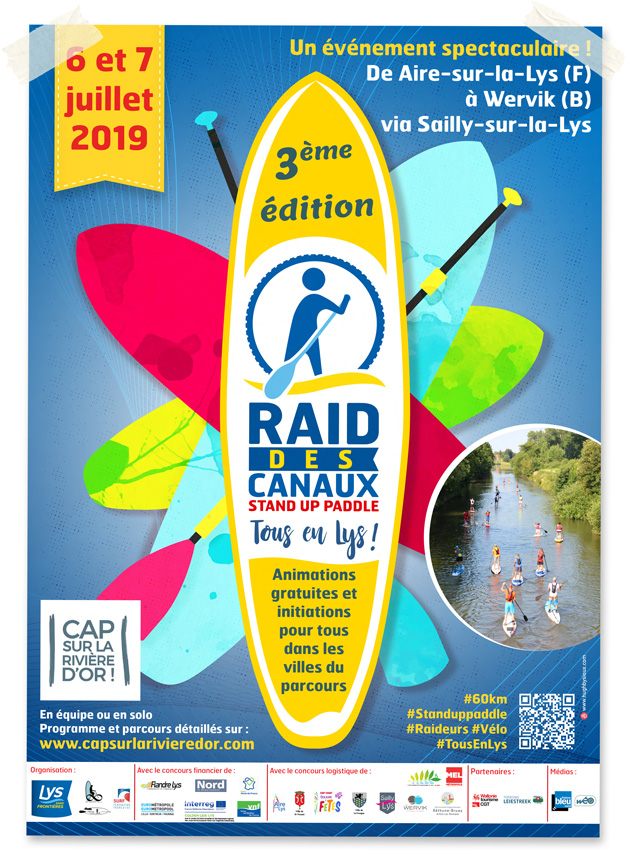 Affiche Raid des canaux 2019