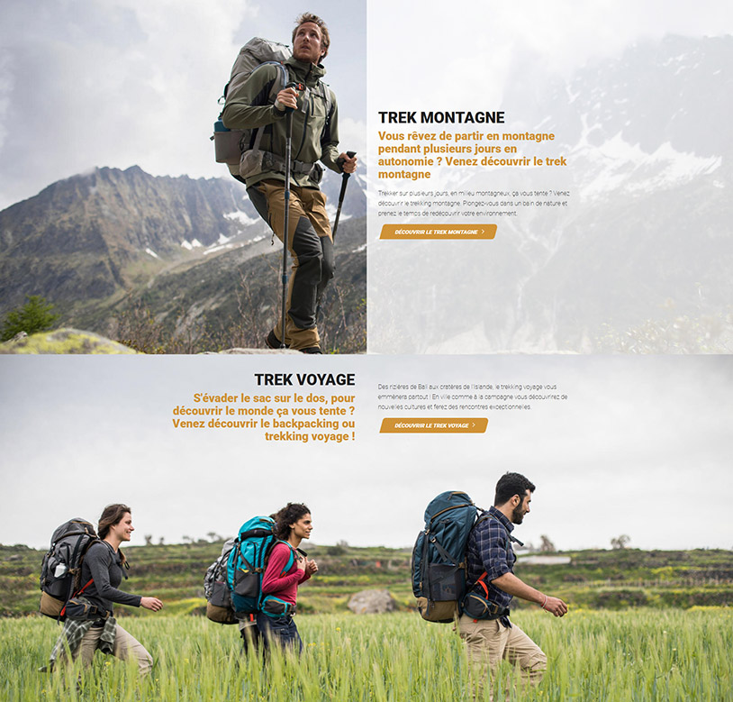 Landing treking Forclaz