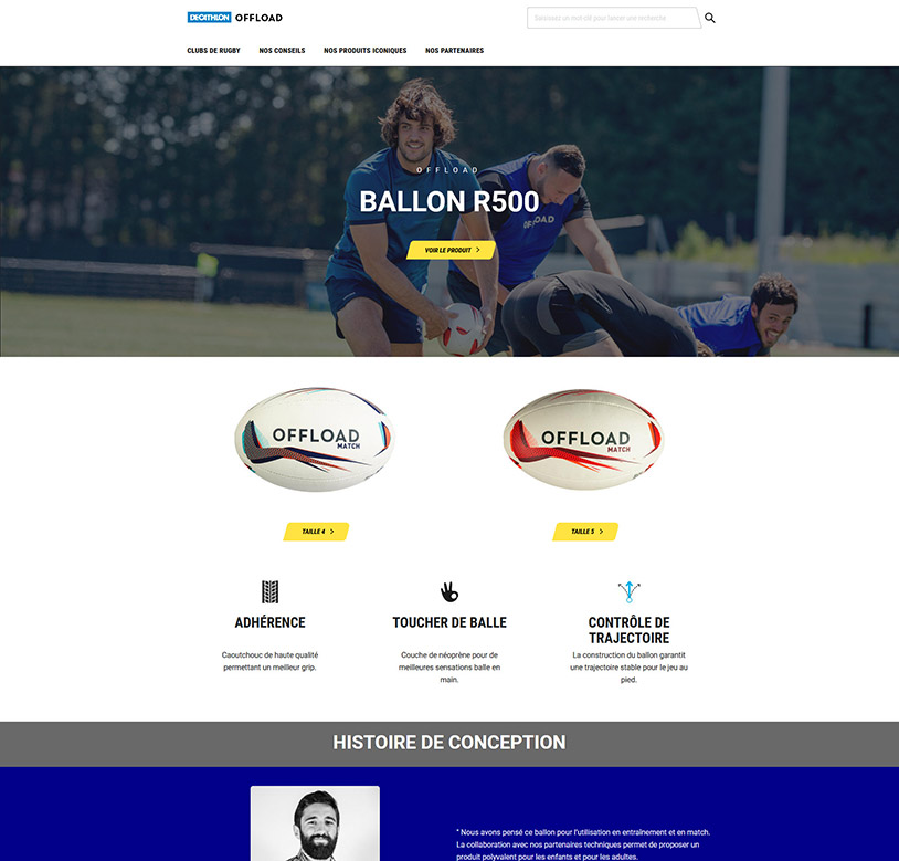 Landing Offload ballon r500